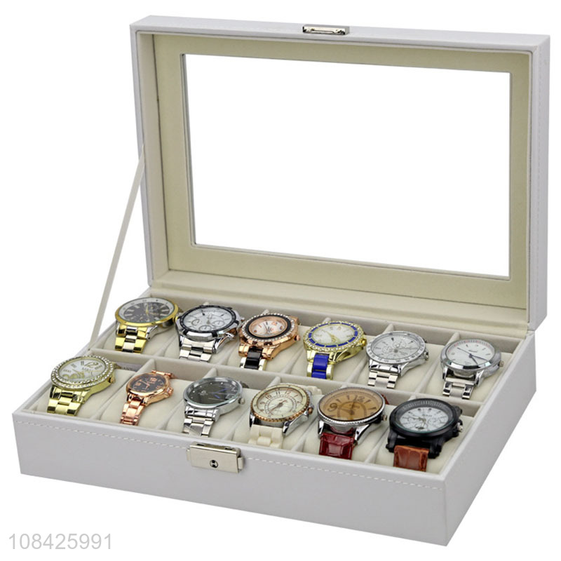 Factory wholesale fashion watch case ou watch display box