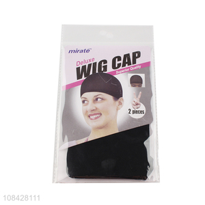 Hot sale 2pcs ladies wigs cap disposable hair cap