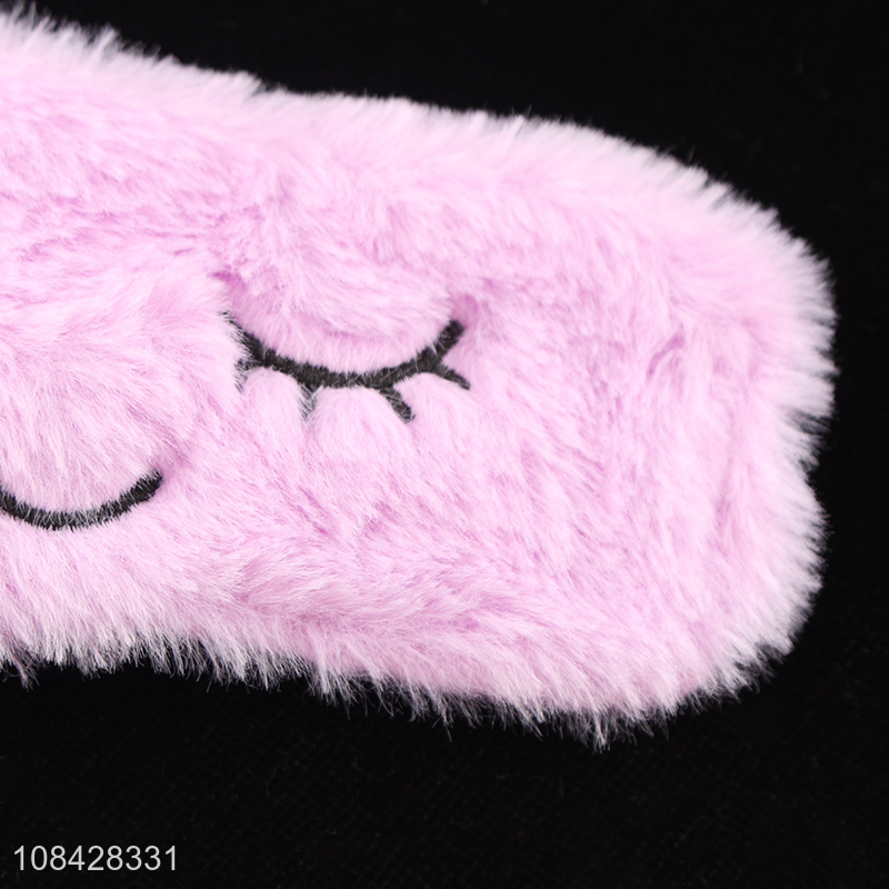 Factory price cloud plush eye mask sleep eye mask