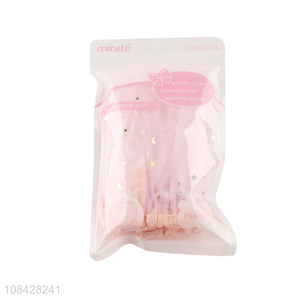 Yiwu supplier lovely star gauze shower cap for bath