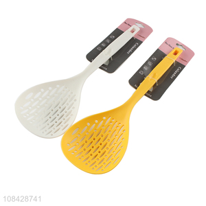 Wholesale multi-purpose plastic noodle skimmer cooking slotted spoon