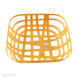 High quality hollowed-out plastic fruit basket plastic drain basket