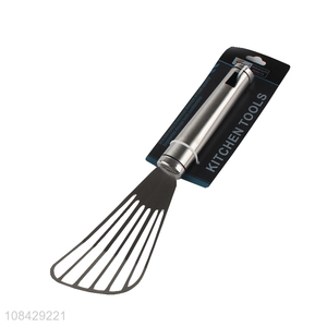 Latest design fan shape slotted spatula for cooking tools