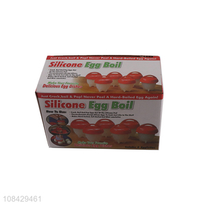 High quality food grade silicone egg boiler egg steamer egg tools