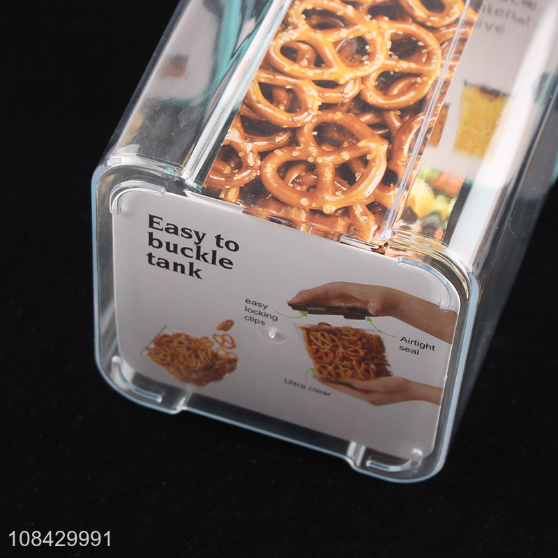 New-style airtight dry food storage jars plastic canisters for cookies