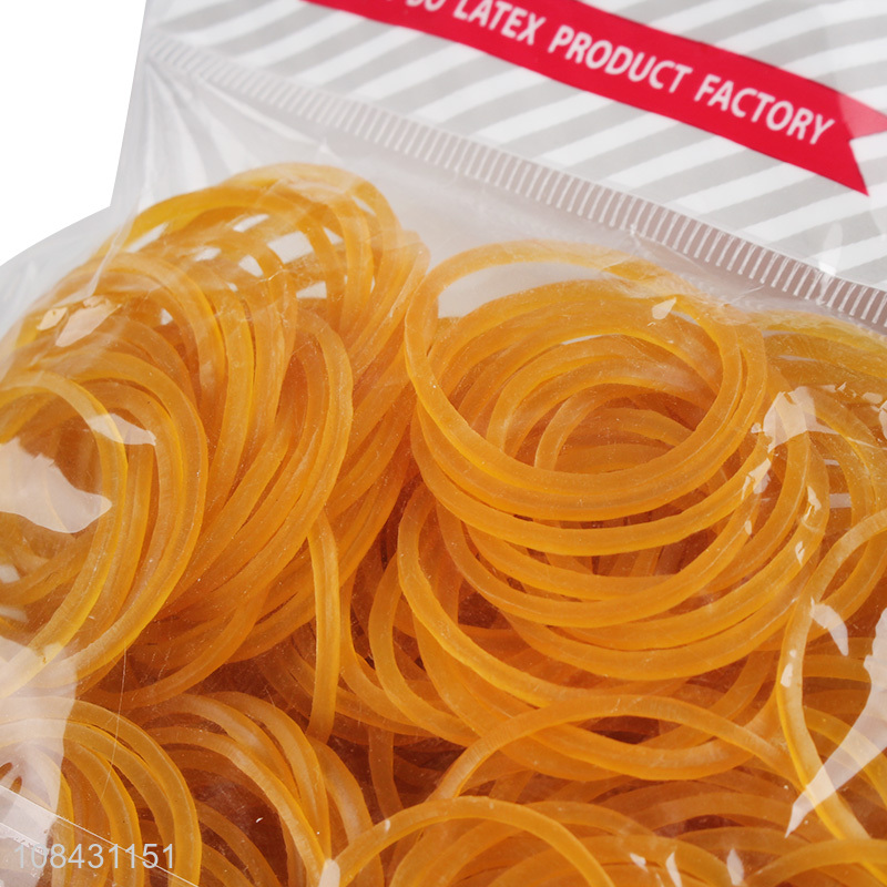 Hot products durable elastic natural yellow rubber band