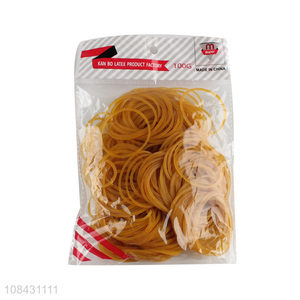 Wholesale from china natural yellow rubber bands for daily use