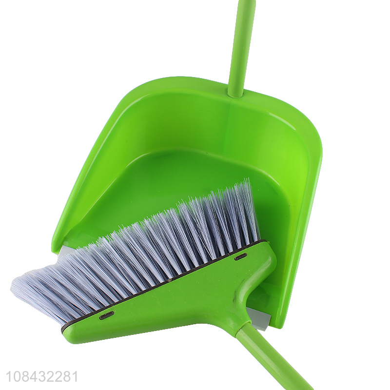 High quality plastic brooms dustpans set for home