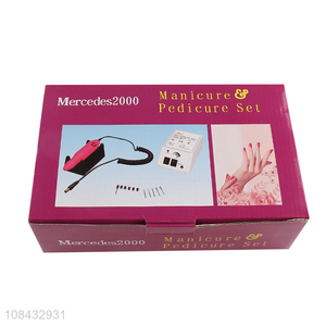 Yiwu market professional nail drill manicure pedicure set