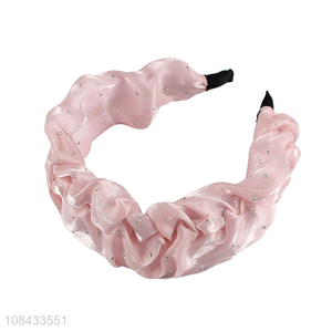 New products decorative pink girls hair hoop for sale
