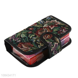 New design 14 days jacquard fabric <em>pill</em> <em>box</em>