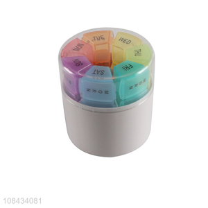 Hot selling creative cylinder medicine <em>box</em> <em>pill</em> <em>box</em>