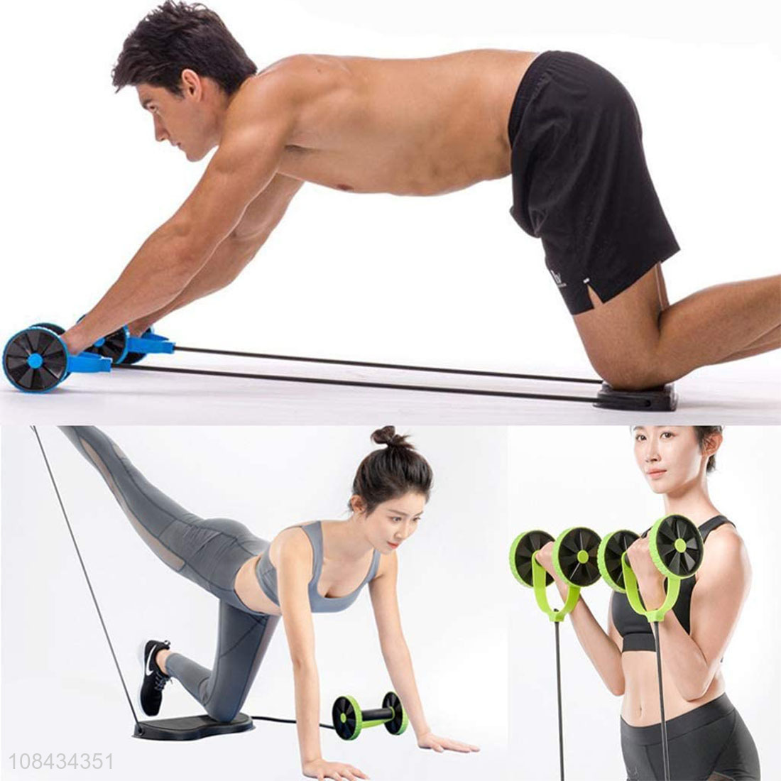 New products double-wheel exercise bands for sale