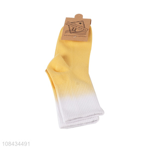 Factory direct sale cotton fashion socks tube socks wholesale