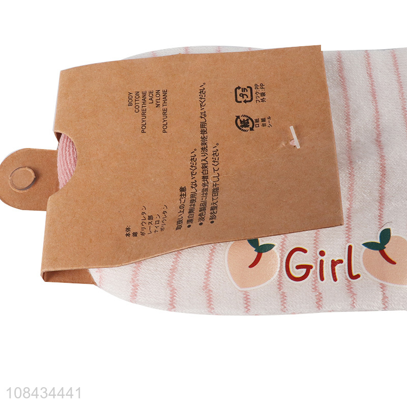 Factory wholesale cute breathable stripe socks ankle socks