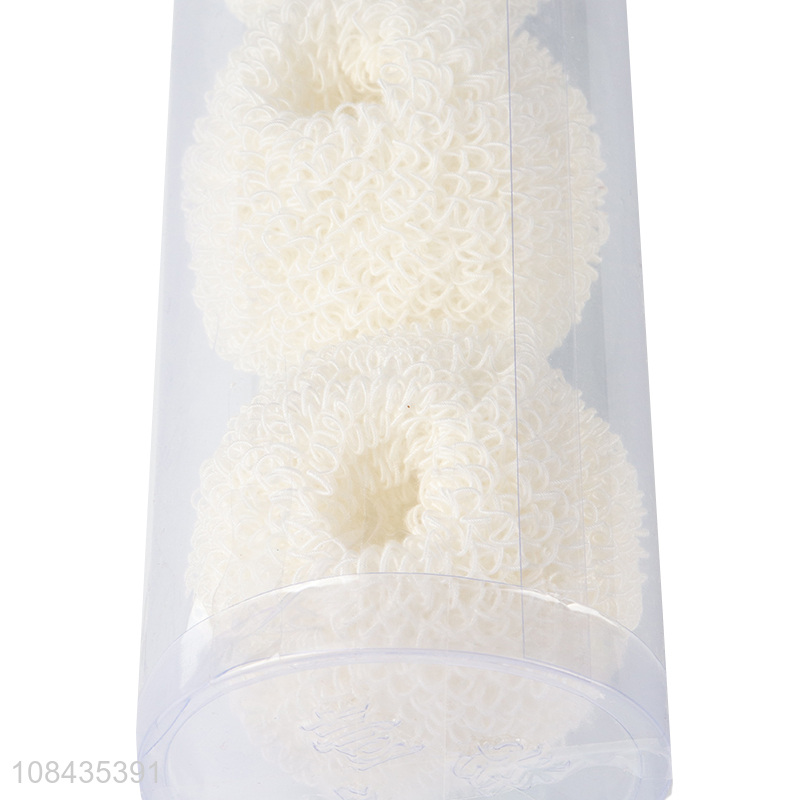 Wholesale bamboo fiber cleaning balls dish scrubber long handle pot brush