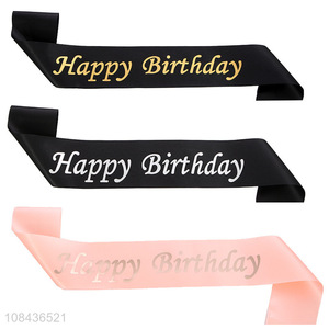 Online Wholesale Happy Birthday Sash Party Sashes for Women