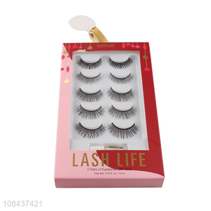 Hot products ladies chemical fiber eyelashes for sale