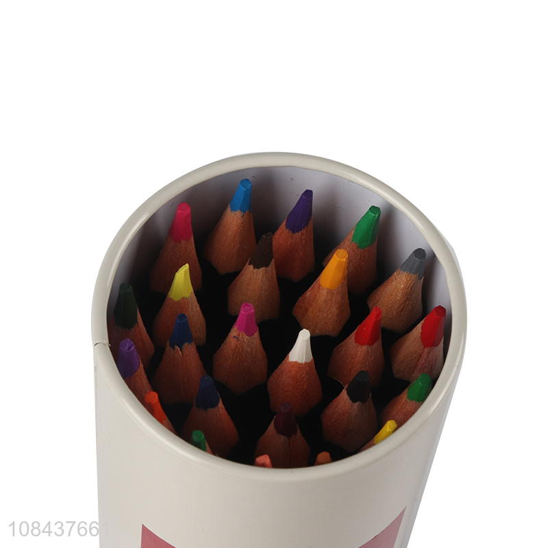 Top selling 24pieces students stationery color pencil set