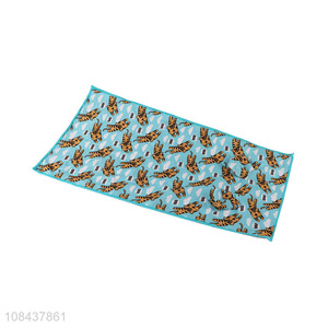 Good selling tiger pattern bathroom hand towel