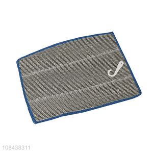 Factory wholesale lint free polyester cleaning cloths kitchen <em>dish</em> <em>cloth</em> with hook
