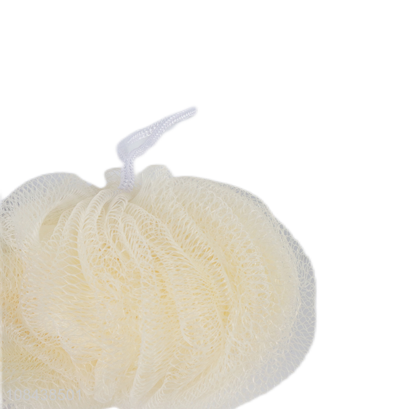 Factory price mesh bath sponge exfoliating mesh bath ball body scrubber