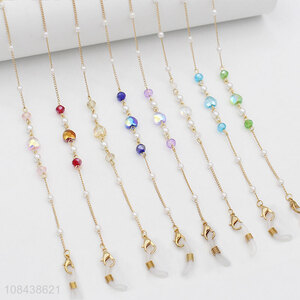 Low price wholesale fashion pearl glasses chain