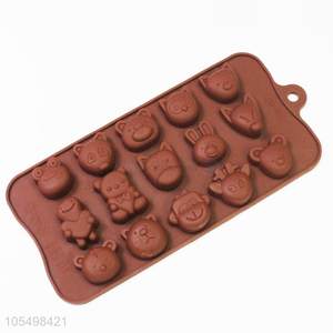 Cheap Price Cute Animal Shaped Silicone Chocolate Molds Baking Tools
