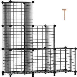 Wholesale floor-standing multi-layer folding cube storage organizer multifunctional shelf