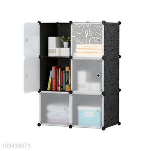 Wholesale DIY cube stotage organizer foldable plastic cabinet cube wardrobe cube closet