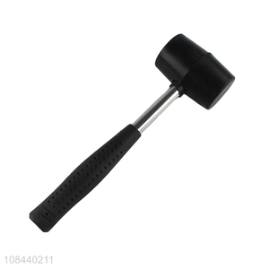 Wholesale from china steel handle rubber hammer mallet