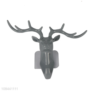 Hot selling creative antlers sticky hook hanging hook