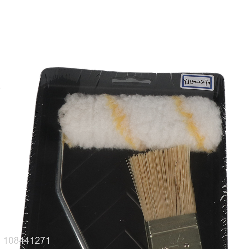 Yiwu market paint roller brushes home tool brushes set