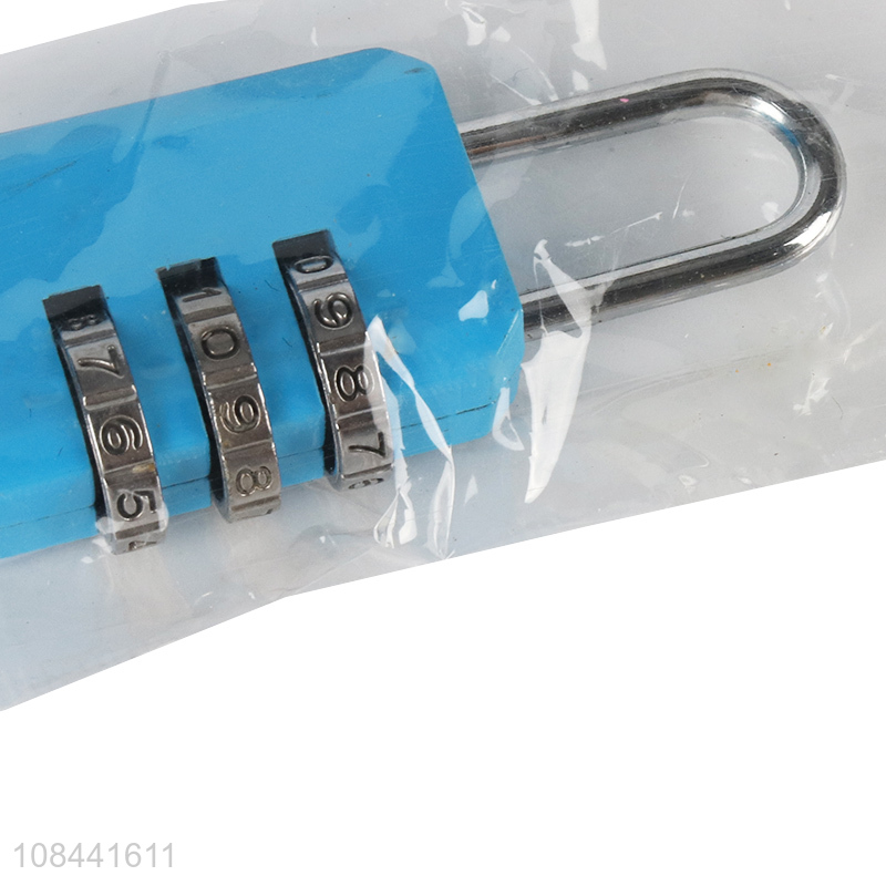 Best selling zinc alloy long shackle travel code lock