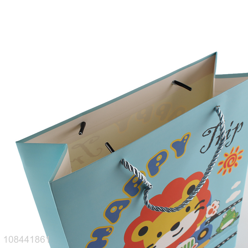 Bottom price paper shopping bag paper packing bag with handles