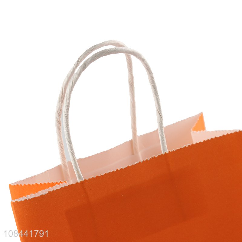 Factory supply kraft paper bag gift packing bag grocery treat bag