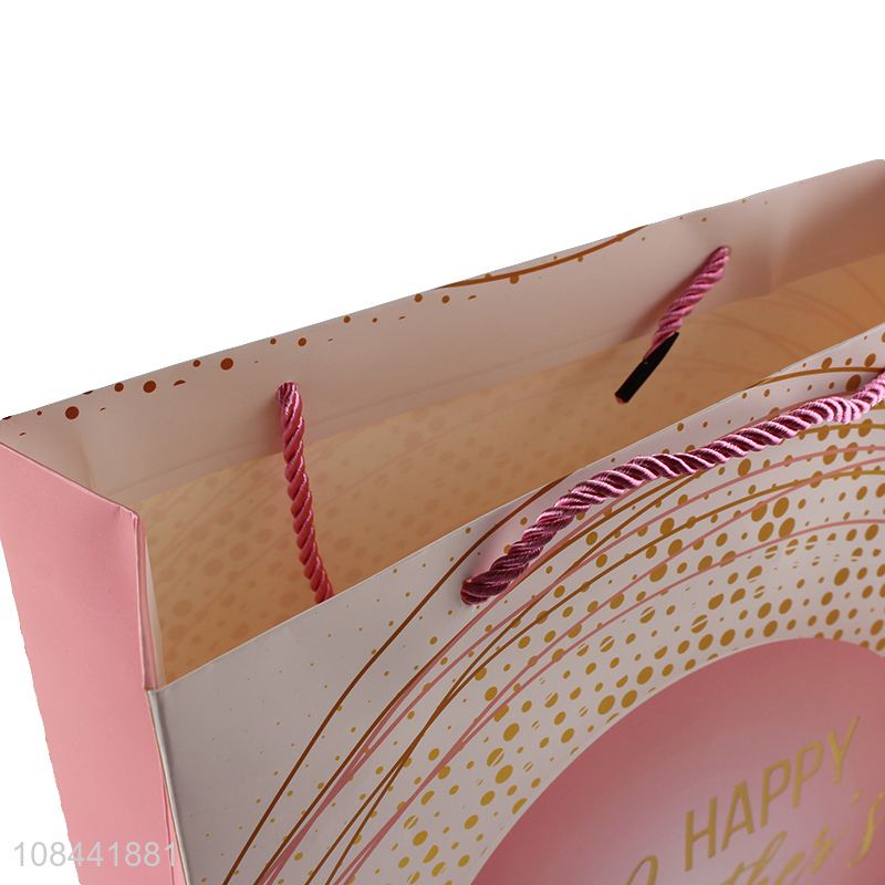 Hot selling reusable paper bag folding gift bag for baby shower