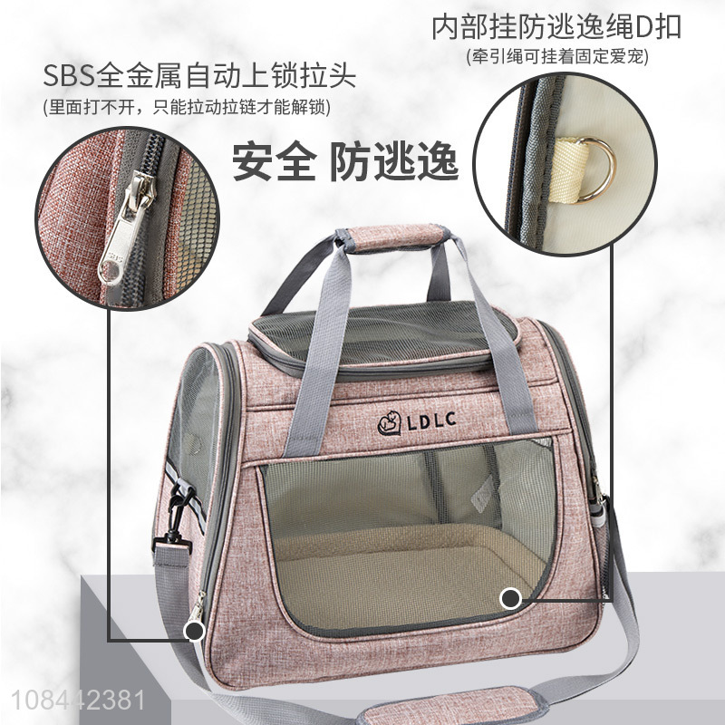 Wholesale from china breathable pets dogs carrier bag handbag