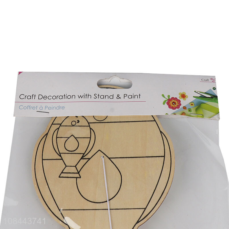Lastest arrival wooden hanging sign DIY painting sign