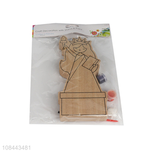 Factory Wholesale Creative Standing Wood Chip Watercolor Set