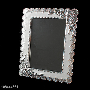 Top quality electroplating plastic tabletop photo frame