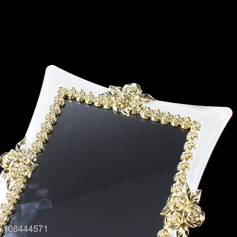 Hot products plastic luxury style mirror photo frame for sale