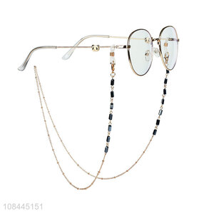 Wholesale price glass bead chain fashion glasses chain