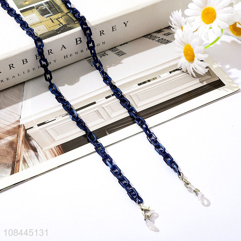 High quality creative acrylic glasses chain for sale