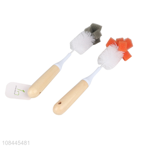 Good price wooden handle bottle brush cleaning brush