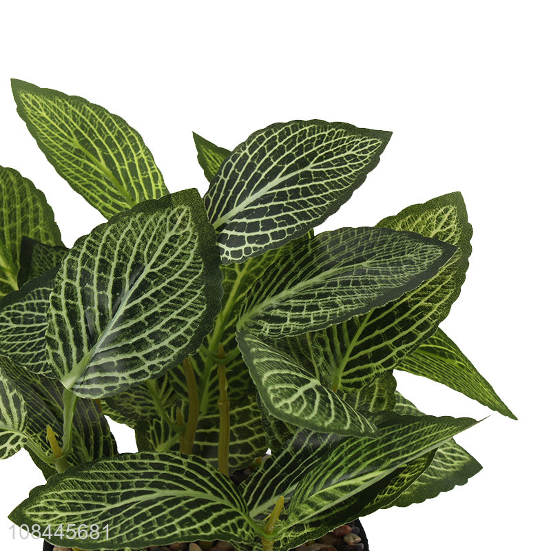 Yiwu factory artificial bonsai green plant home decoration