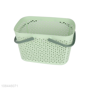Factory supply colorful shower caddy tote plastic storage basket for kitchen
