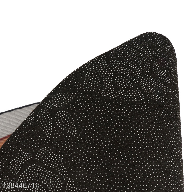New arrival non-slip household printed floor mat for sale