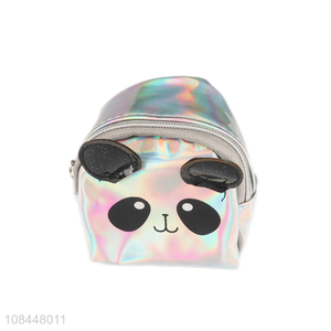 Factory price cute panda pencil bag for stationery storage