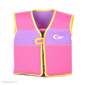 Wholesale kids swimming <em>life</em> <em>jacket</em> PE foam neoprene <em>life</em> vest for children